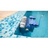 Nettoyage de la ligne d'eau Robot Dolphin M400 brosses blanches Maytronics Piscines Fitness 101018